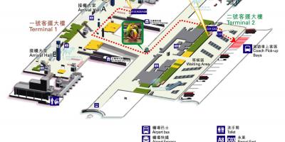 ہانگ کانگ ہوائی اڈے کا نقشہ